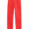 Red Straight Leg Jeans